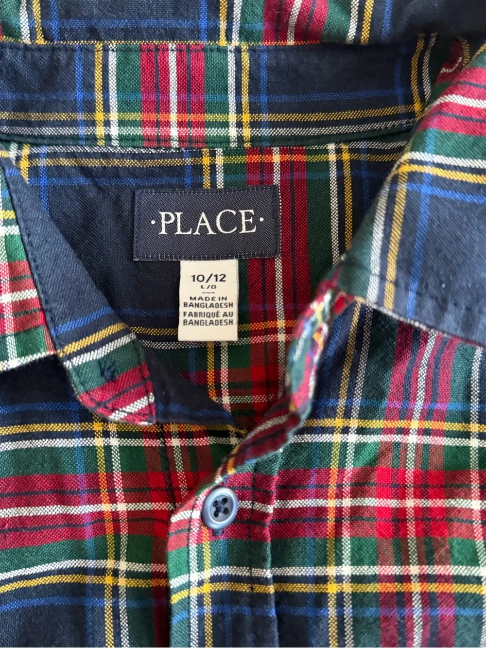 The Childrens Place classic plaid